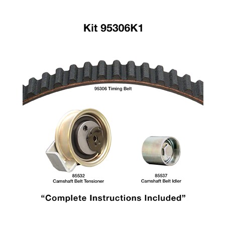 Dayco 01-06 Audi/Vw 1.8L Timing Belt Kit, 95306K1 95306K1